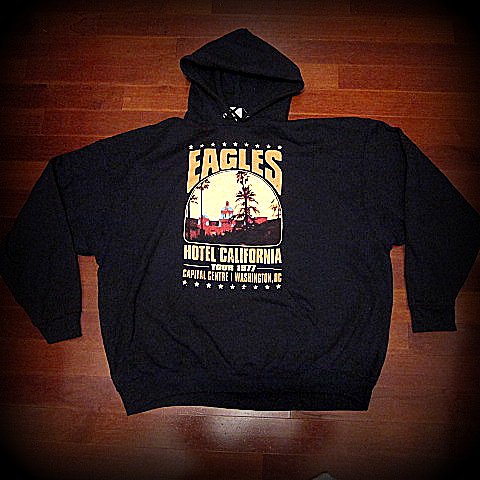 EAGLES - Vintage 1977 Hotel California Tour - Hoodie